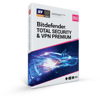Bitdefender Total Security & VPN Premium, 5 Įrenginiai, 2 Metai Bitdefender Total Security & VPN Premium, 5 Įrenginiai, 2 Metai