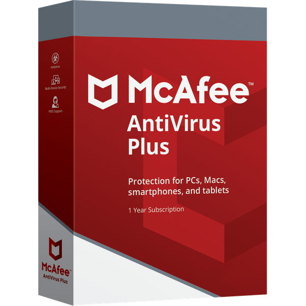 McAfee Anti-Virus Plus 5 Įrenginiai, 1 Metai McAfee Anti-Virus Plus 5 Įrenginiai, 1 Metai